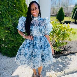 Selkie Louie Toile Royal Puff